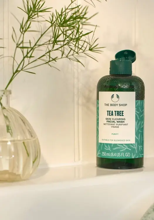 ژل شستشو بادی شاپ پوست لک دار مدل TEA TREE حجم 250میل - Image 2