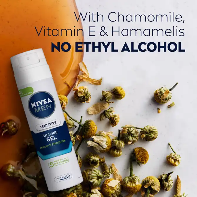 ژل اصلاح ضد التهاب نیوآ MEN Sensitive حجم 200 میل - Image 2