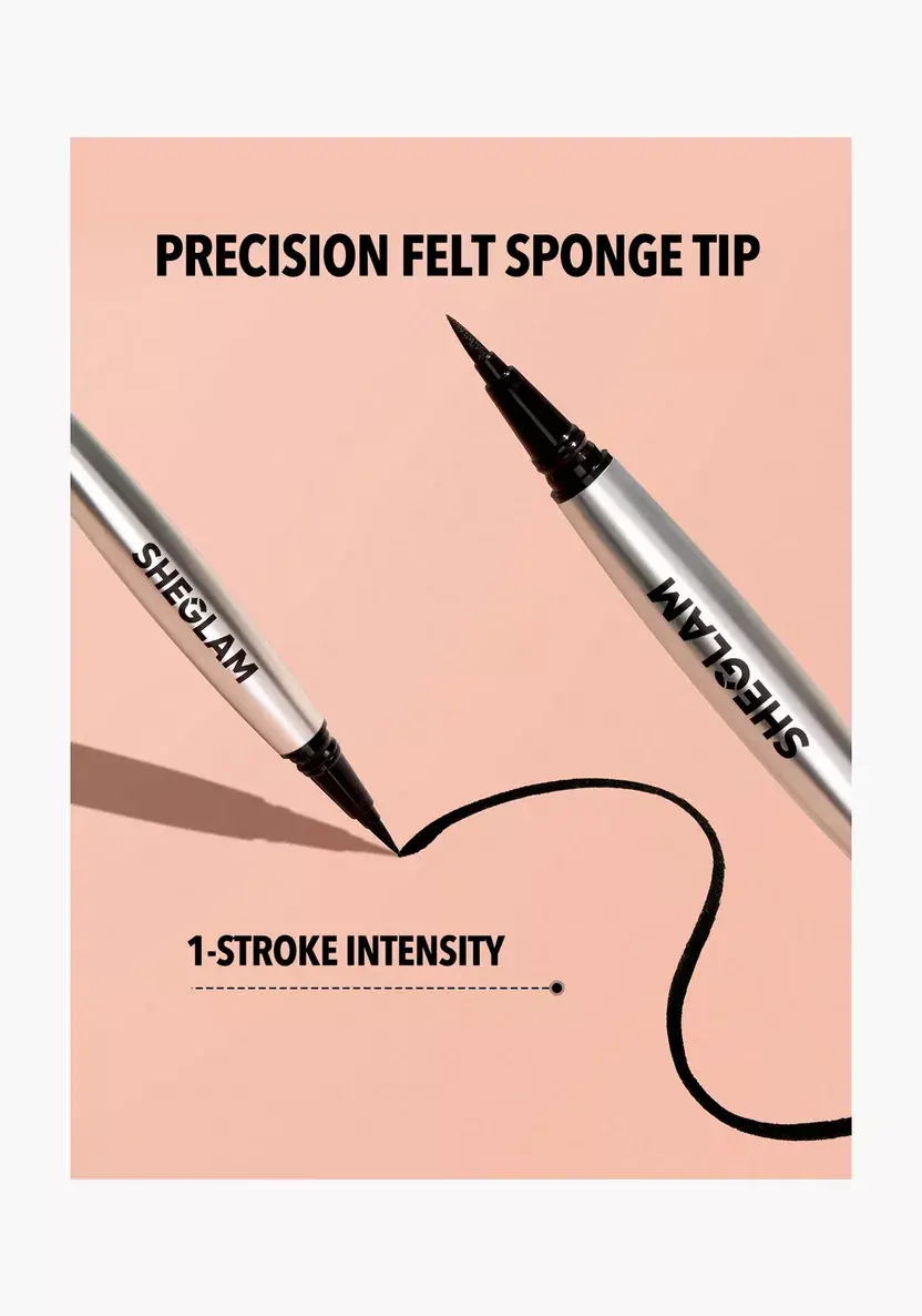 خط چشم مایع ماژیکی ضدآب شیگلم مدل Uninterrupted - Image 3