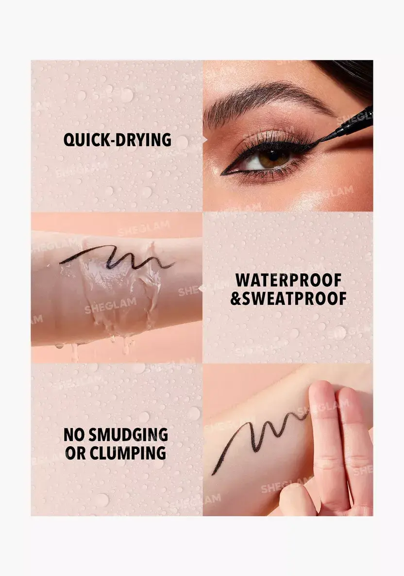 خط چشم مایع ماژیکی ضدآب شیگلم مدل Uninterrupted - Image 2