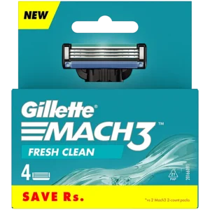 تیغ یدک 4عددی ژیلت مدل MACH3 fresh clean