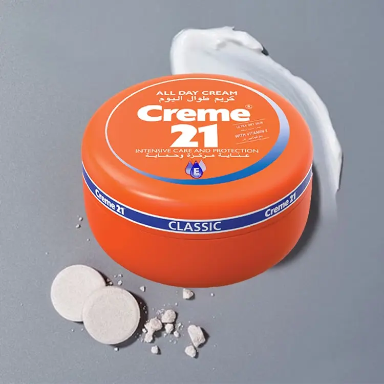 کرم مرطوبکننده دست و بدن کرم 21 کلاسیک حجم 250میل - Image 3