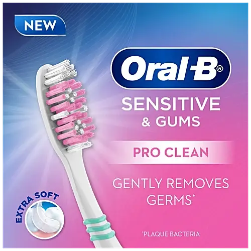 مسواک اورال بی مدل Pro Clean Sensitive با برس خیلی نرم - Image 2