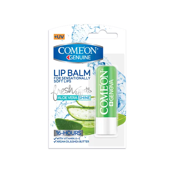 بالم لب نرم و براق کننده آلوئهورا کامان وزن 4.8 گرم