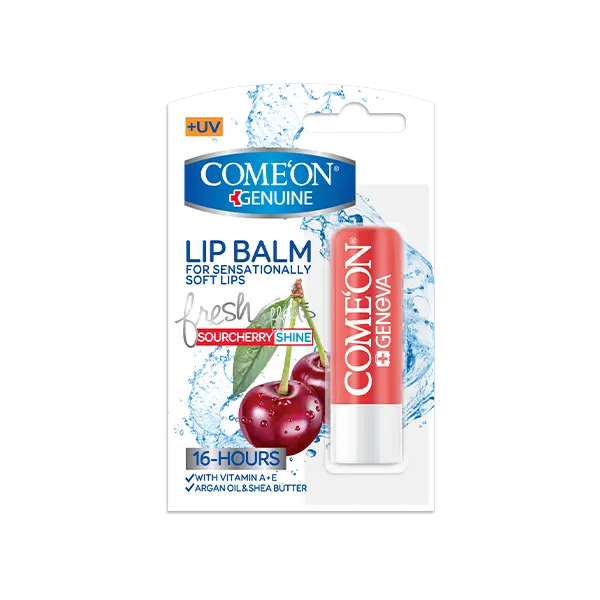 بالم لب نرم و براق کننده آلبالو کامان وزن 4.8 گرم