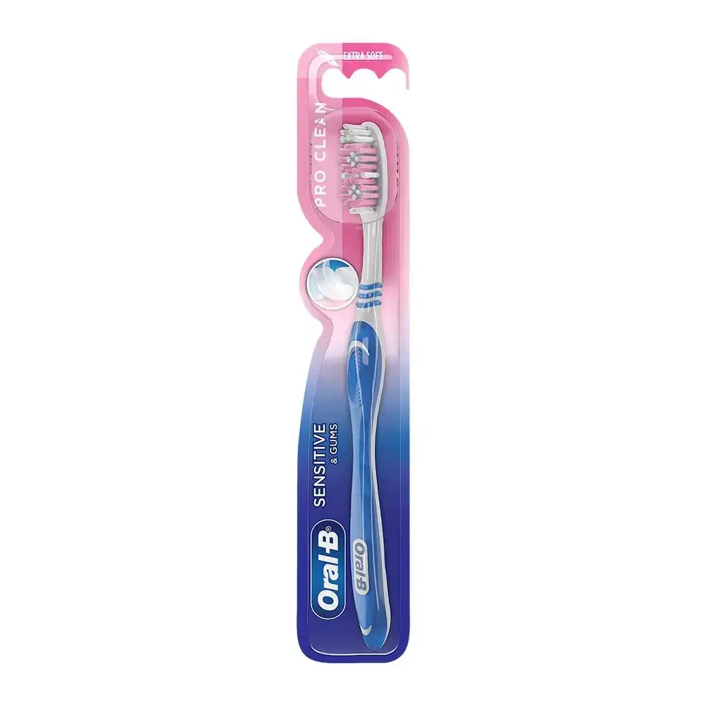 مسواک اورال بی مدل Pro Clean Sensitive با برس خیلی نرم