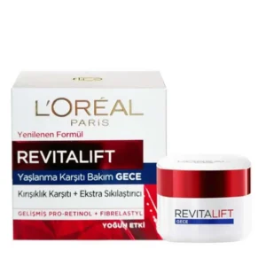 کرم ضدچروک و سفتکننده شب لورال مدل REVITALIFT حجم 50میل