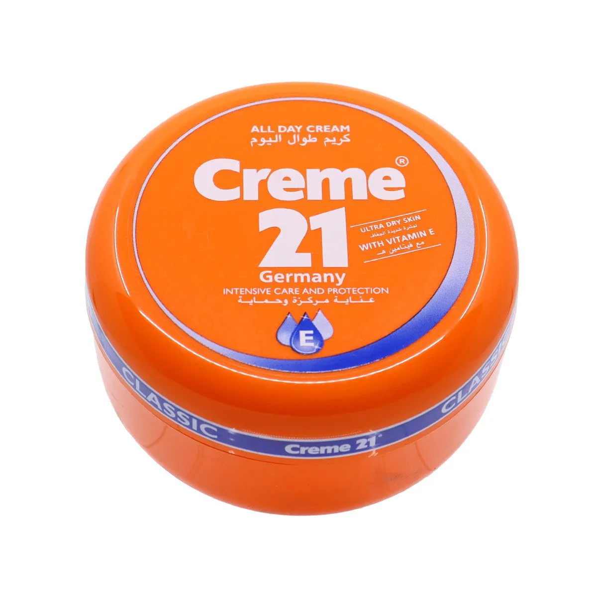 کرم مرطوبکننده دست و بدن کرم 21 کلاسیک حجم 250میل