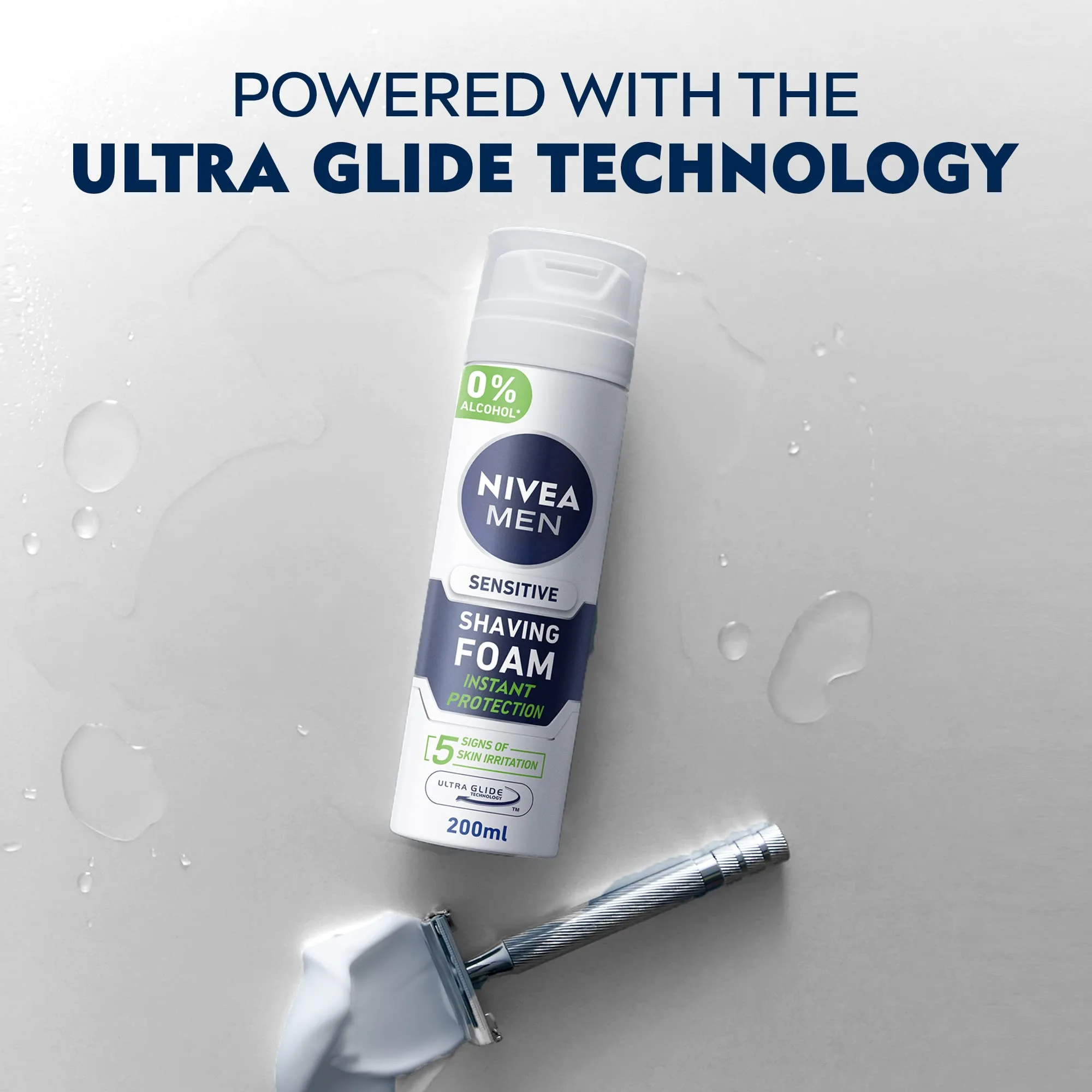 فوم اصلاح نیوا مدل Sensitive حجم 200 میل - Image 2