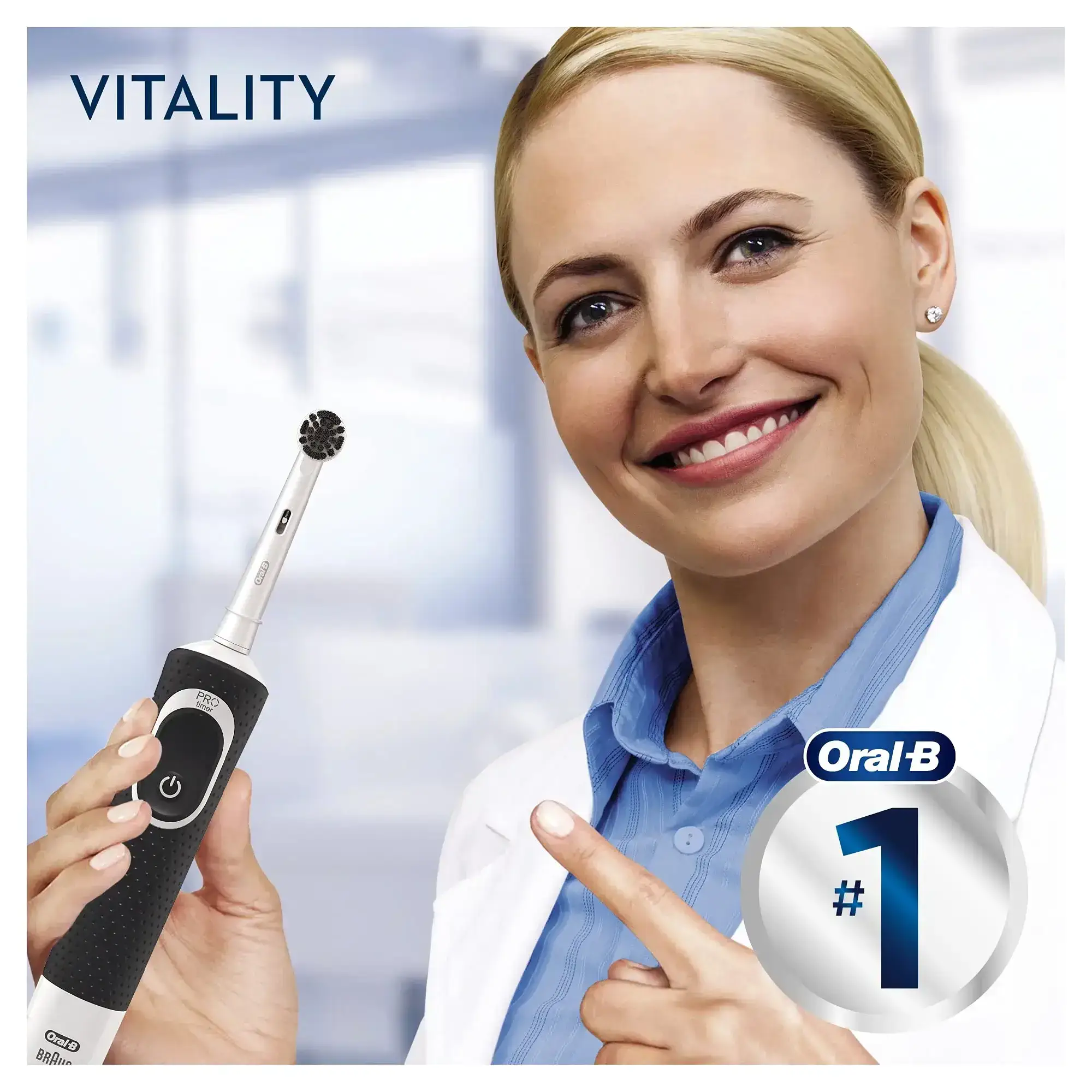 مسواک برقی اورال بی مدل VITALITY 100 - Image 2