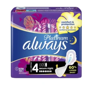 نوار بهداشتی always مدل مخصوص شب 5عددی