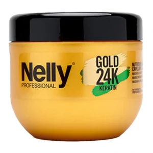 ماسک مو تغذیهکننده نلی مدل Gold 24k keratin حجم 500میل