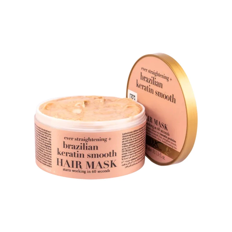 ماسک مو صافکننده او جی ایکس مدل Keratin Smooth حجم 300میل - Image 2