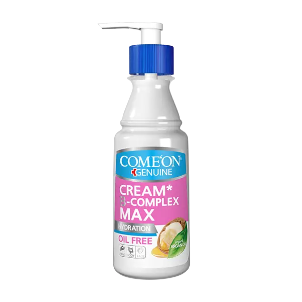 کرم پمپی ب کمپلکس پوست های چرب آرگان کامان حجم 215 میل