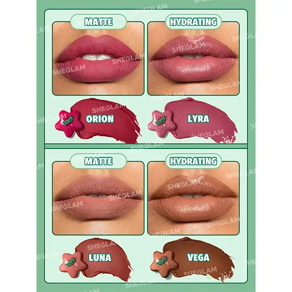 ست رژلب مینی شیگلم مدل HI-BEAM رنگ Stella Set - Image 2