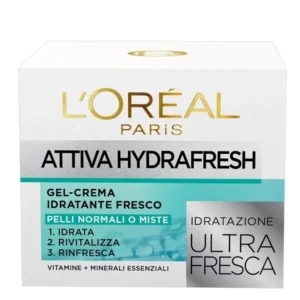 ژل‌کرم آبرسان لورال مدل Attiva Hydra Fresh حجم 50میل