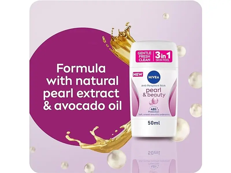 استیک صابونی زنانه نیوا مدل pearl & Beauty - Image 2