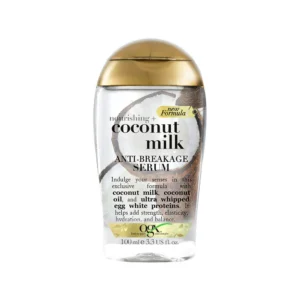 سرم موی ضدشکنندگی او جی ایکس مدل coconut milk حجم 100 میل