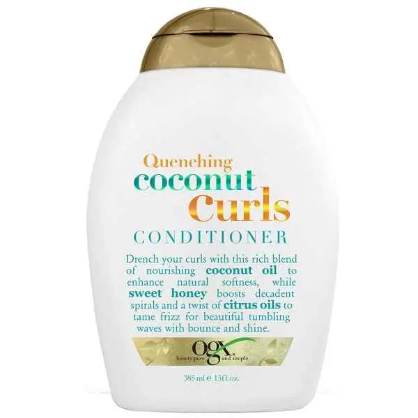 نرم کننده نارگیل موی فر او جی ایکس مدل coconut curls حجم 385 میل