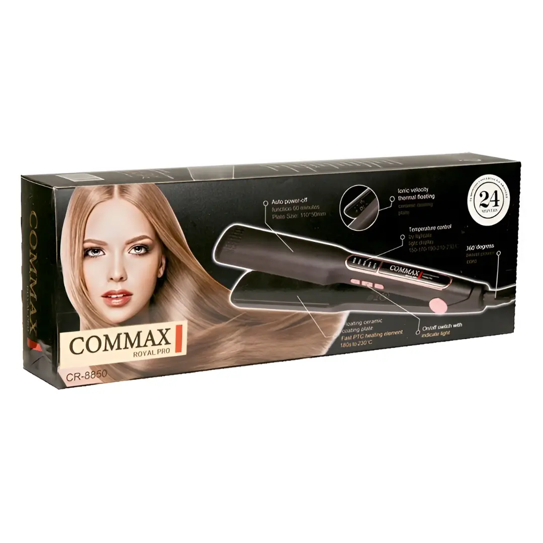 اتو موی حرفه ای صفحه پهن کوماکس رویال پرو مدل CR-8850 - Image 2