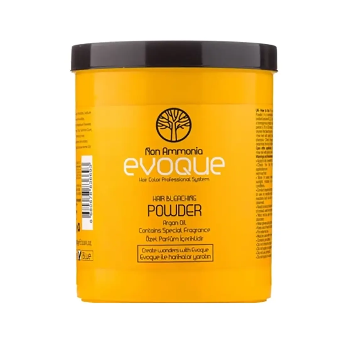 پودر دکلره مو ايووک مدل Argan Oil آبی بدون آمونياک حجم ١٠٠٠ميل