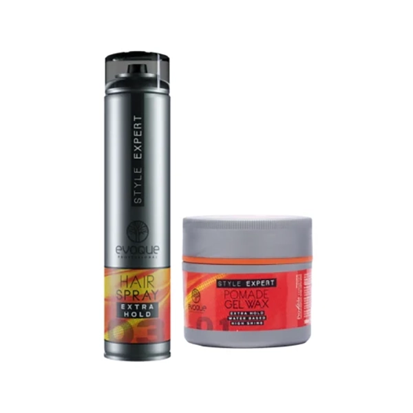 پک واکس مو و اسپری حالت دهنده مو ایووک مدل EXTRA HOLD