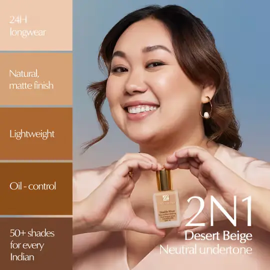 کرم پودر استی لادر مدل Double Wear حجم 30میل - Image 6