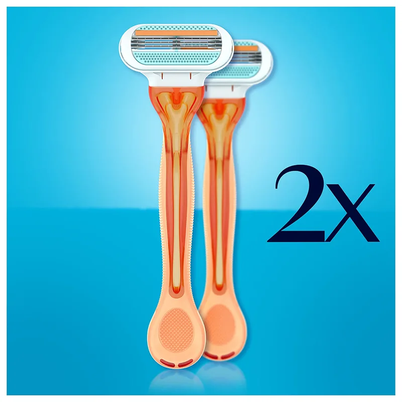 تیغ اصلاح زنانه ونوس مدل Riviera بستهی 2 عددی - Image 3