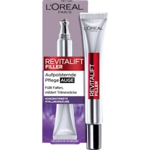 کرم دورچشم ضدچروک و آبرسان لورال مدل Revitalift Filler حجم 15میل