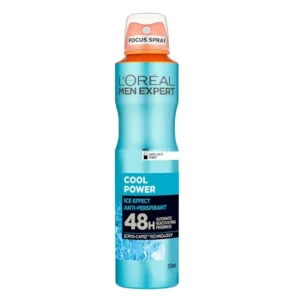 اسپری ضد تعریق مردانه لورال مدل Cool Power 48H حجم ۲۵۰ میل