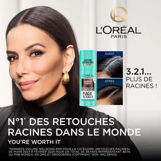 اسپری رنگ ریشهی مو لورال Magic Retouch حجم 75میل - Image 6