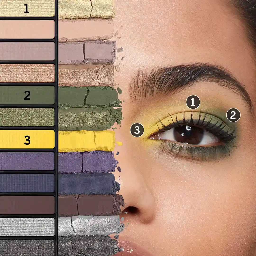 پالت سایه 12 رنگ ریمل لاندن مدل magnifeyes crimson Thunderstorm - Image 2