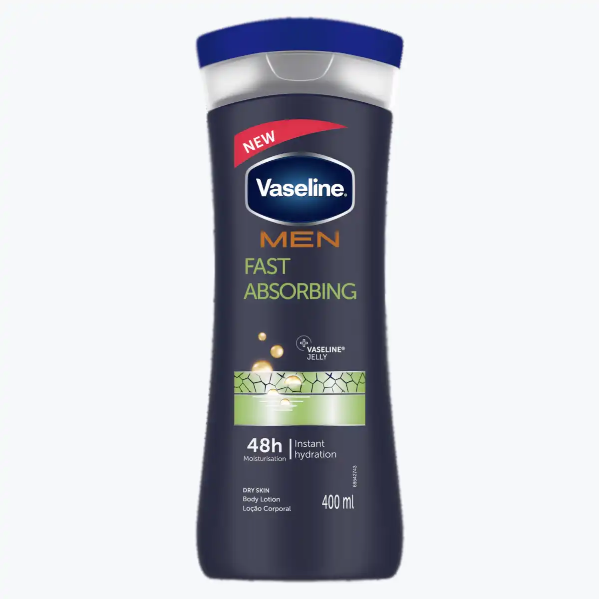 لوسیون بدن مردانه وازلین مدل Fast Absorbing حجم 400 میل