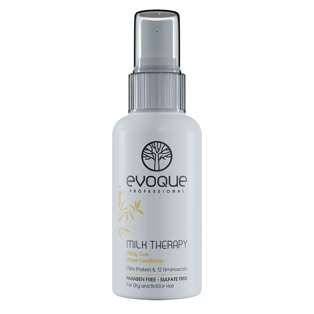 اسپري دو فاز مو ايووك مدل THERAPY MILK مخصوص موهاي خشك و شكننده حجم ١٠٠ ميل