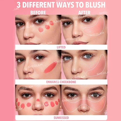رژگونه مایع مات شیگلم مدل Liquid Blush - Image 4
