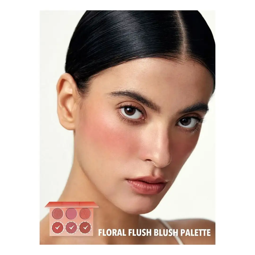 پالت رژگونه شیگلم مدل FLORAL FLUSH BLUSH PALETTE - Image 2