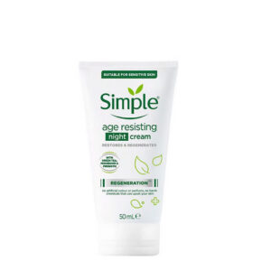 کرم شب ضد پیری سیمپل مدل age resisting حجم 50 میل