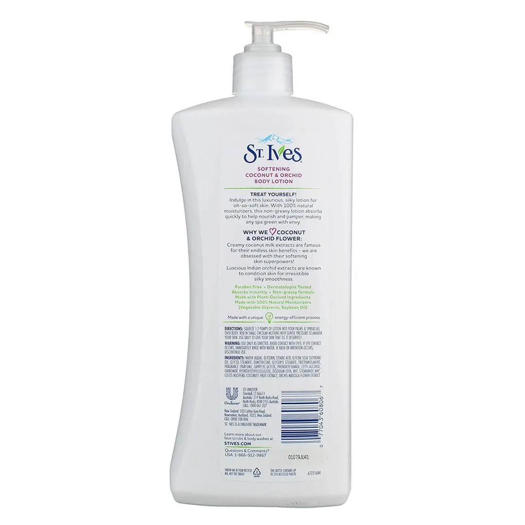 لوسیون بدن سنت ایوز نرم کننده عصاره نارگیل و ارکیده 621 میل - Image 2