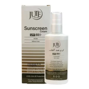 ضدآفتاب بی رنگ ژوت انواع پوست SPF+50 حجم 100 میل