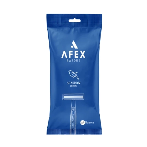 تیغ اصلاح افکس 2 لبه مدل اسپارو 4عددی