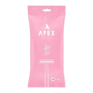 تیغ اصلاح افکس 2 لبه مدل سوان 4 عددی