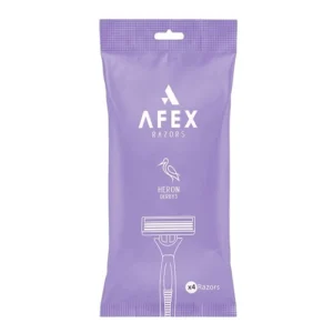 تیغ اصلاح افکس 3 لبه مدل هیرون 4 عددی