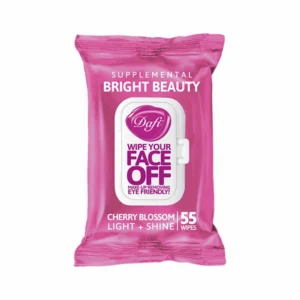 دستمال مرطوب پاک کننده آرایش گیلاس ژاپنی درب دار دافی