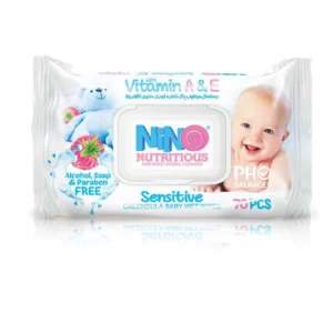 دستمال مرطوب کودک نینو حاوی روغن کالاندولا